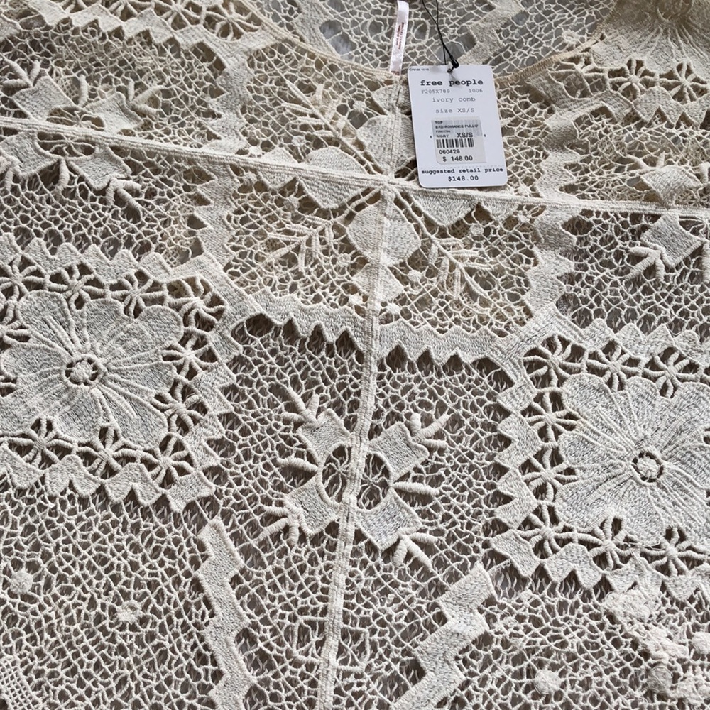 Free People Bad Romance crocheted pullover - Picture 10 of 15
